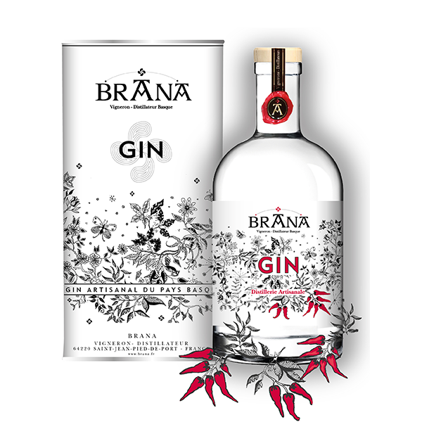 BRANA Gin Piment D'Espelette (43%)