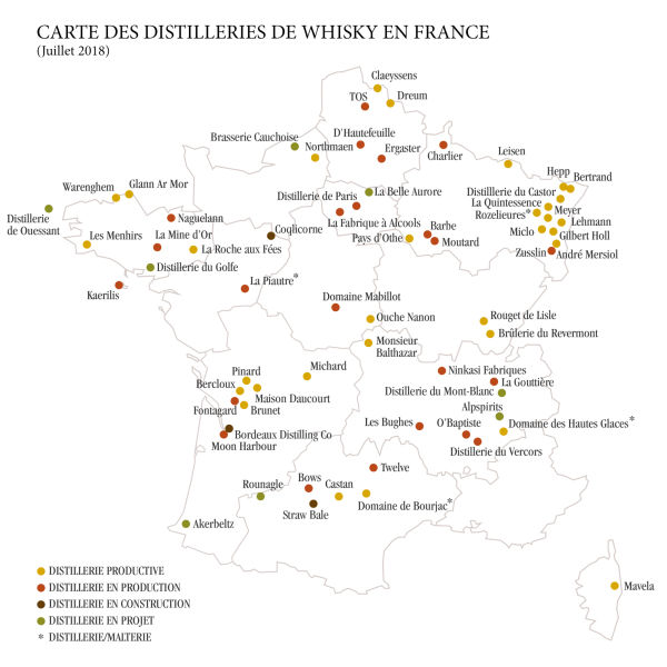 Les spécificités du whisky de France