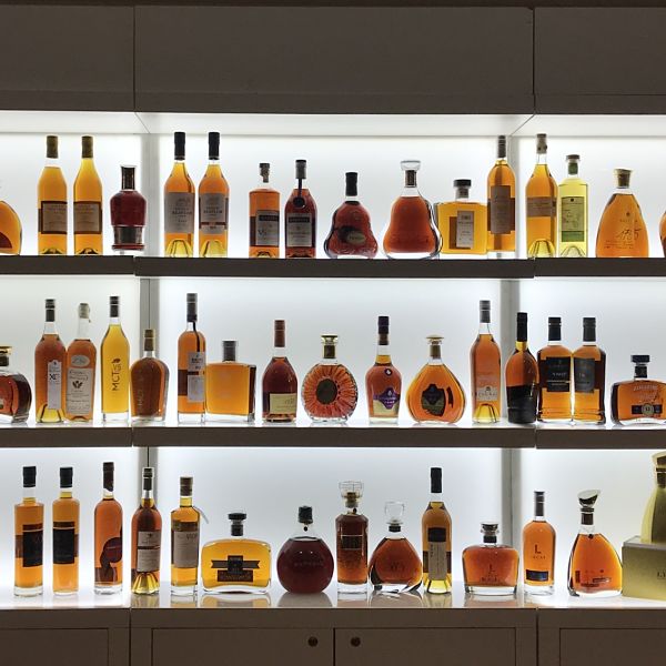 La diversité des cognacs en dégustation